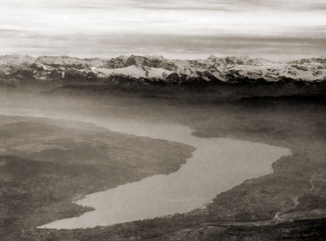 Lake Zurich and Alps