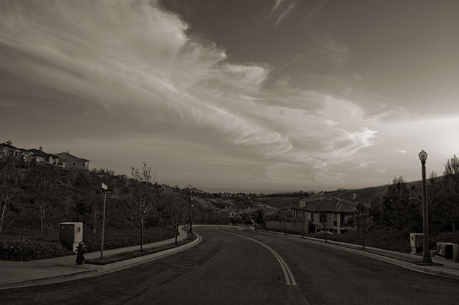 San Clemente evening clouds