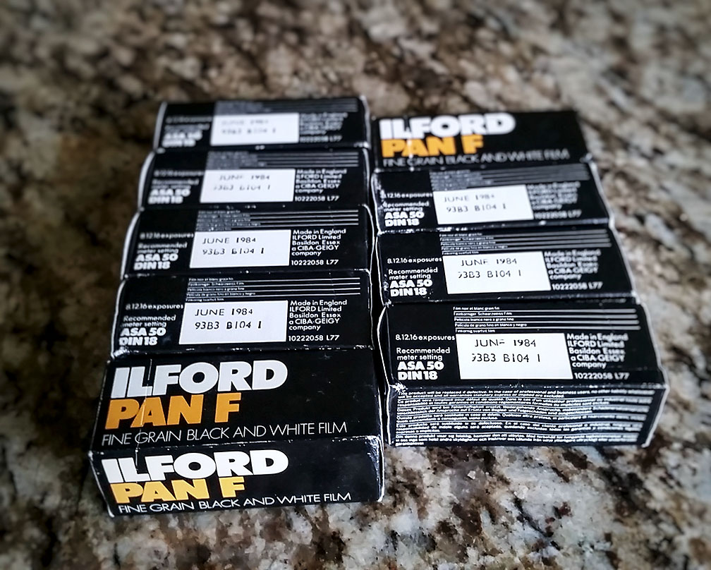 Ilford Pan F - expired 1984